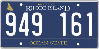 RI license plate 949161