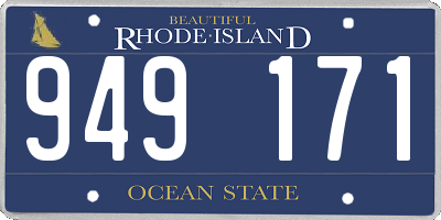 RI license plate 949171