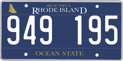 RI license plate 949195