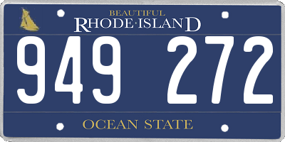 RI license plate 949272