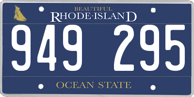 RI license plate 949295