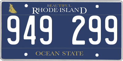RI license plate 949299