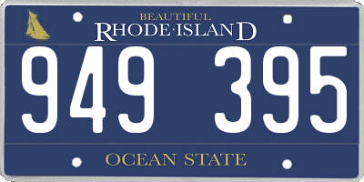 RI license plate 949395