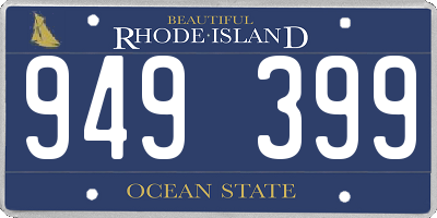 RI license plate 949399