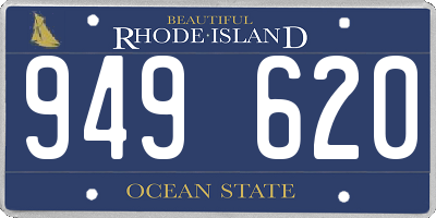 RI license plate 949620
