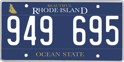 RI license plate 949695