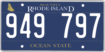 RI license plate 949797