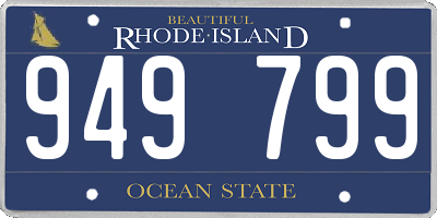 RI license plate 949799