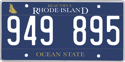 RI license plate 949895
