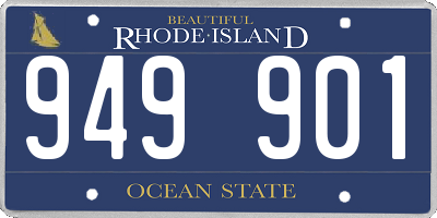 RI license plate 949901