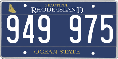 RI license plate 949975