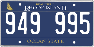 RI license plate 949995