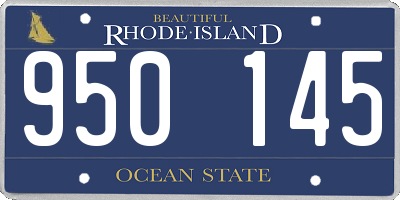 RI license plate 950145