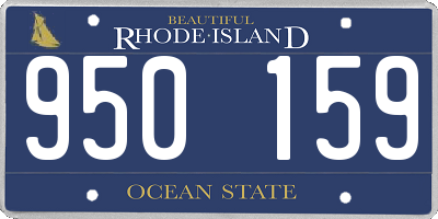 RI license plate 950159