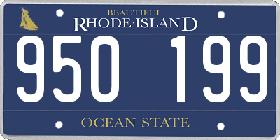 RI license plate 950199