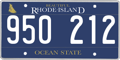 RI license plate 950212