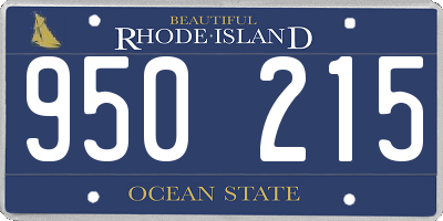 RI license plate 950215