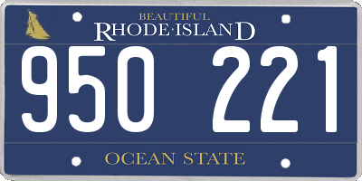 RI license plate 950221