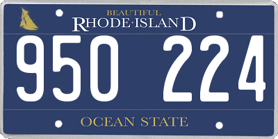 RI license plate 950224
