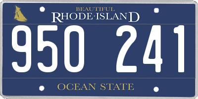 RI license plate 950241