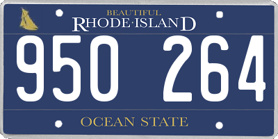 RI license plate 950264