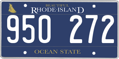 RI license plate 950272