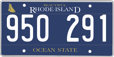 RI license plate 950291