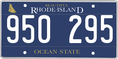 RI license plate 950295