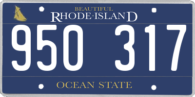 RI license plate 950317