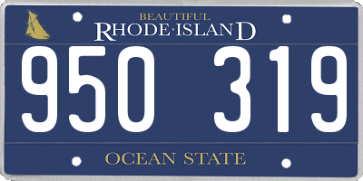 RI license plate 950319