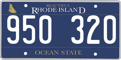 RI license plate 950320