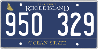 RI license plate 950329