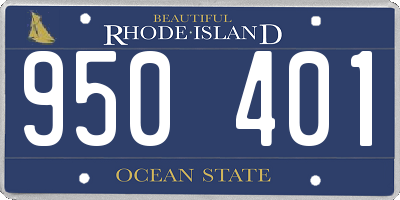 RI license plate 950401