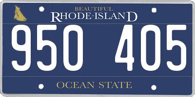 RI license plate 950405