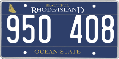 RI license plate 950408