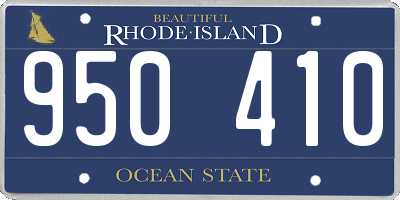 RI license plate 950410