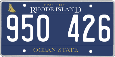 RI license plate 950426