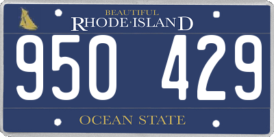 RI license plate 950429
