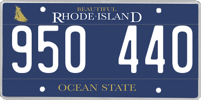 RI license plate 950440