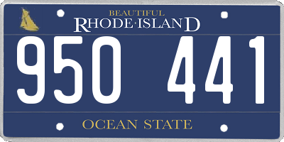 RI license plate 950441