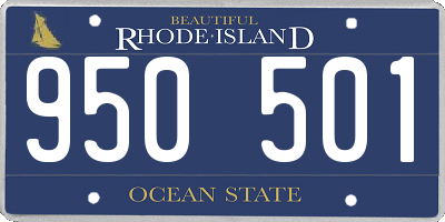 RI license plate 950501