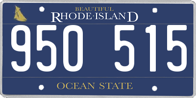 RI license plate 950515