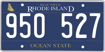 RI license plate 950527