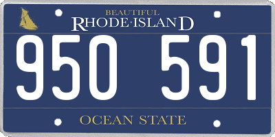 RI license plate 950591