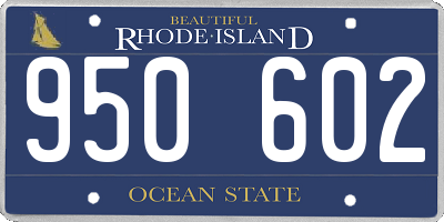 RI license plate 950602