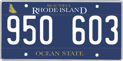 RI license plate 950603