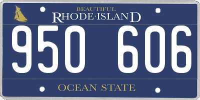 RI license plate 950606