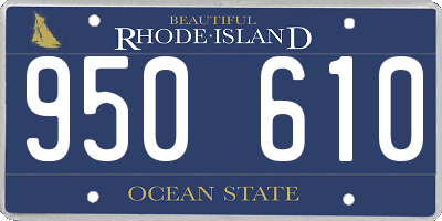 RI license plate 950610