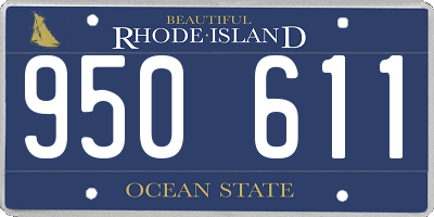 RI license plate 950611