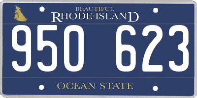 RI license plate 950623